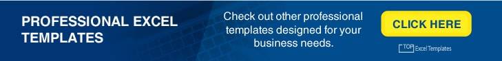 professional excel templates business