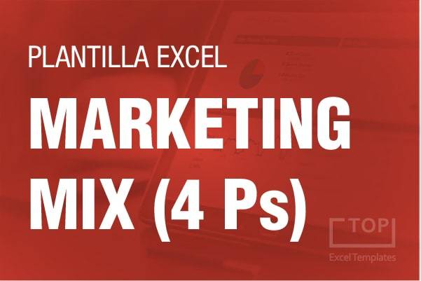 Plantilla Marketing Mix (4ps) - Hoja De Cálculo Excel