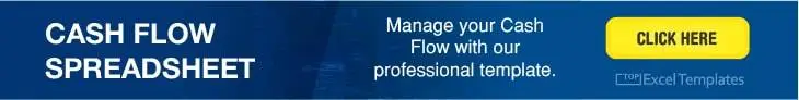 cash flow professional excel template
